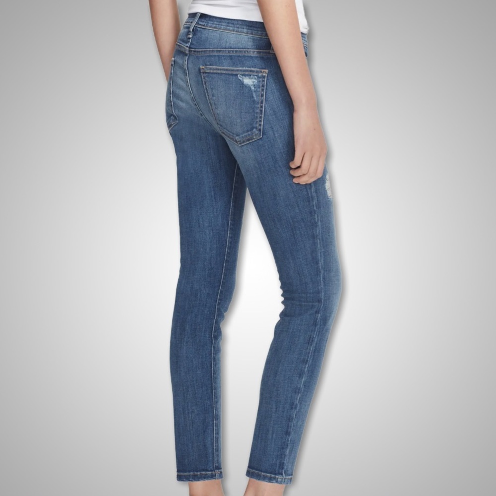 { Current/Elliott } - The Stiletto in Niagara Destroyed Jeans - Picture 2 of 4